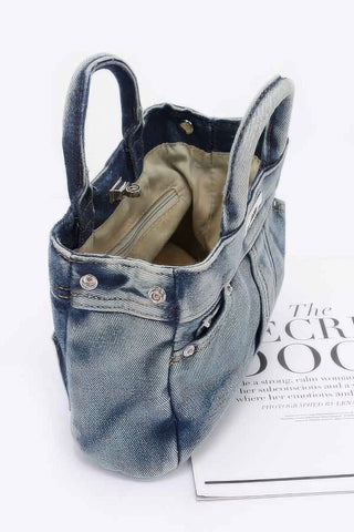 Denim Crossbody Bag - Wear Arielle
