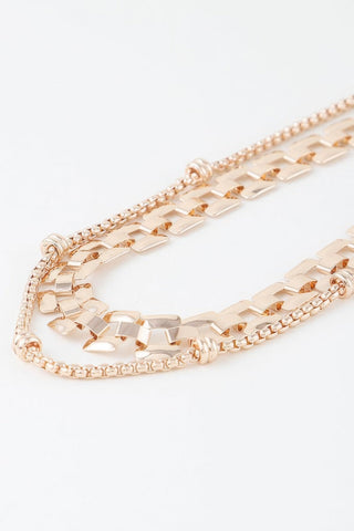 Double Box Chain Necklace - Wear Arielle