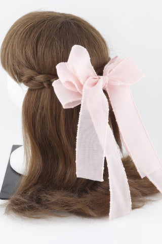 Double Fabric Ribbon Hair Pin - Wear Arielle