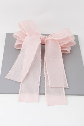 Double Fabric Ribbon Hair Pin - Wear Arielle