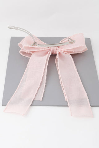 Double Fabric Ribbon Hair Pin - Wear Arielle