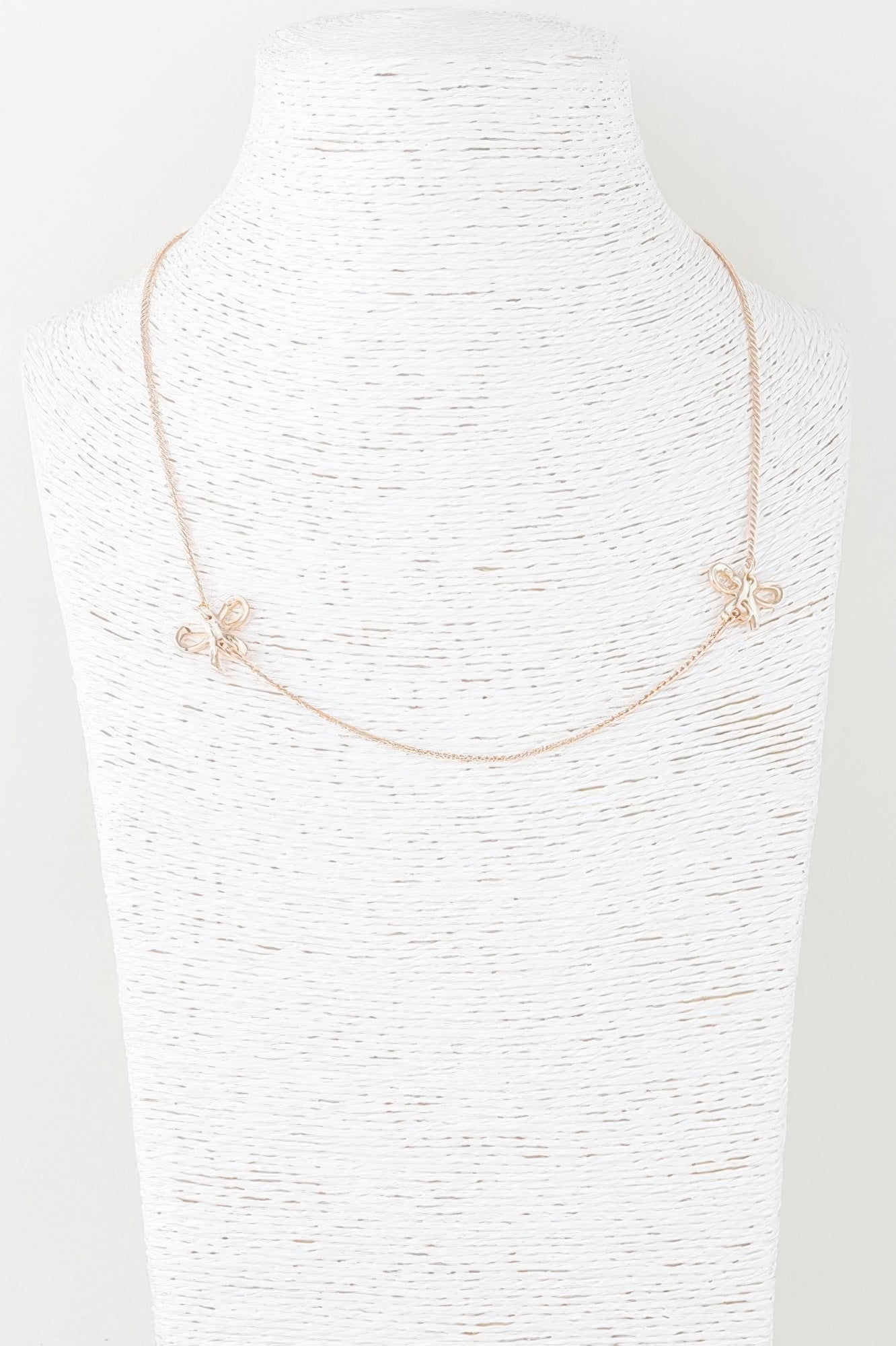 Double Ribbon Chain Necklace - Wear Arielle