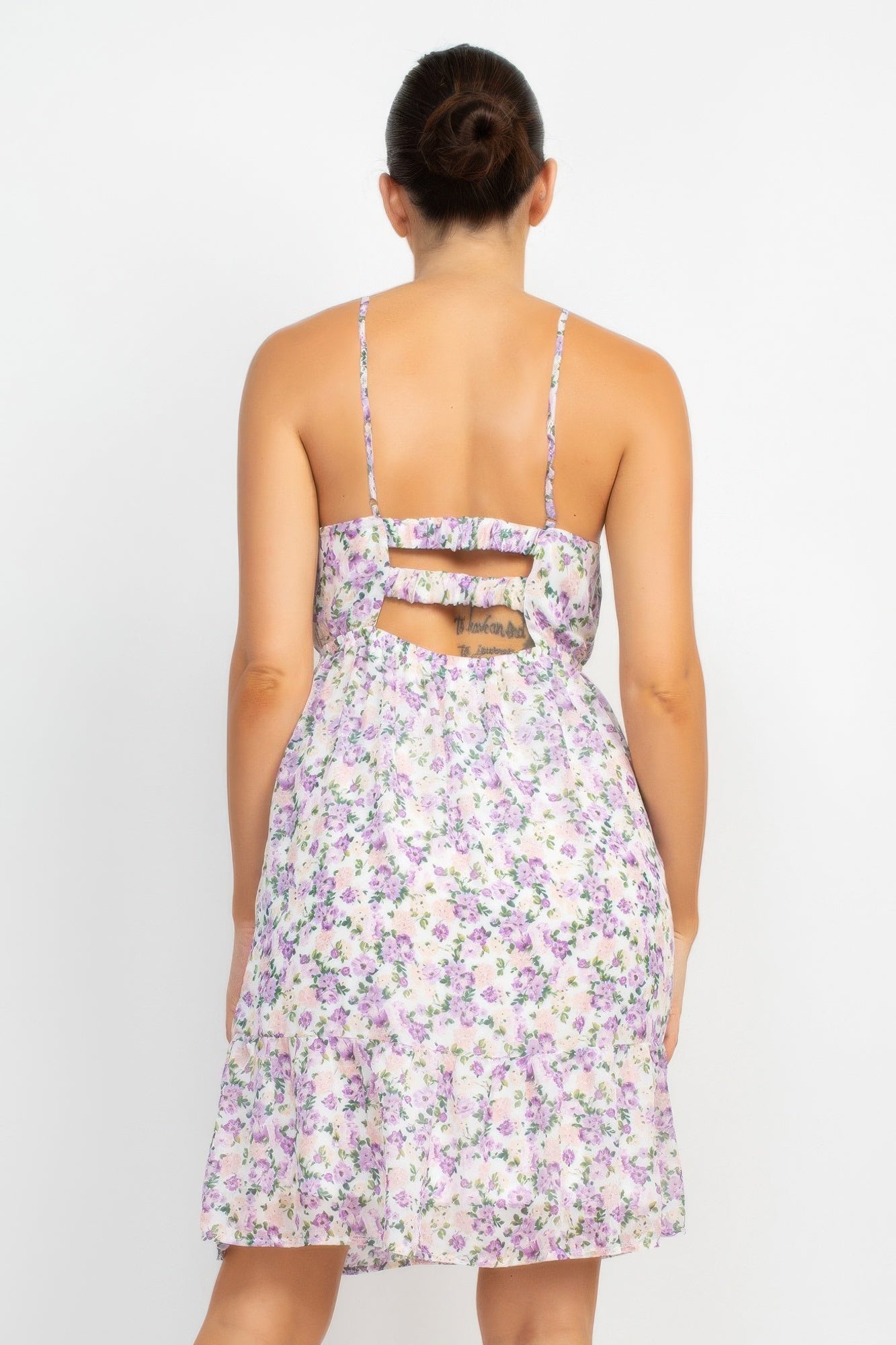 Double Strap Back Mini Dress - Wear Arielle