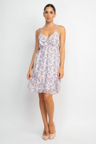 Double Strap Back Mini Dress - Wear Arielle