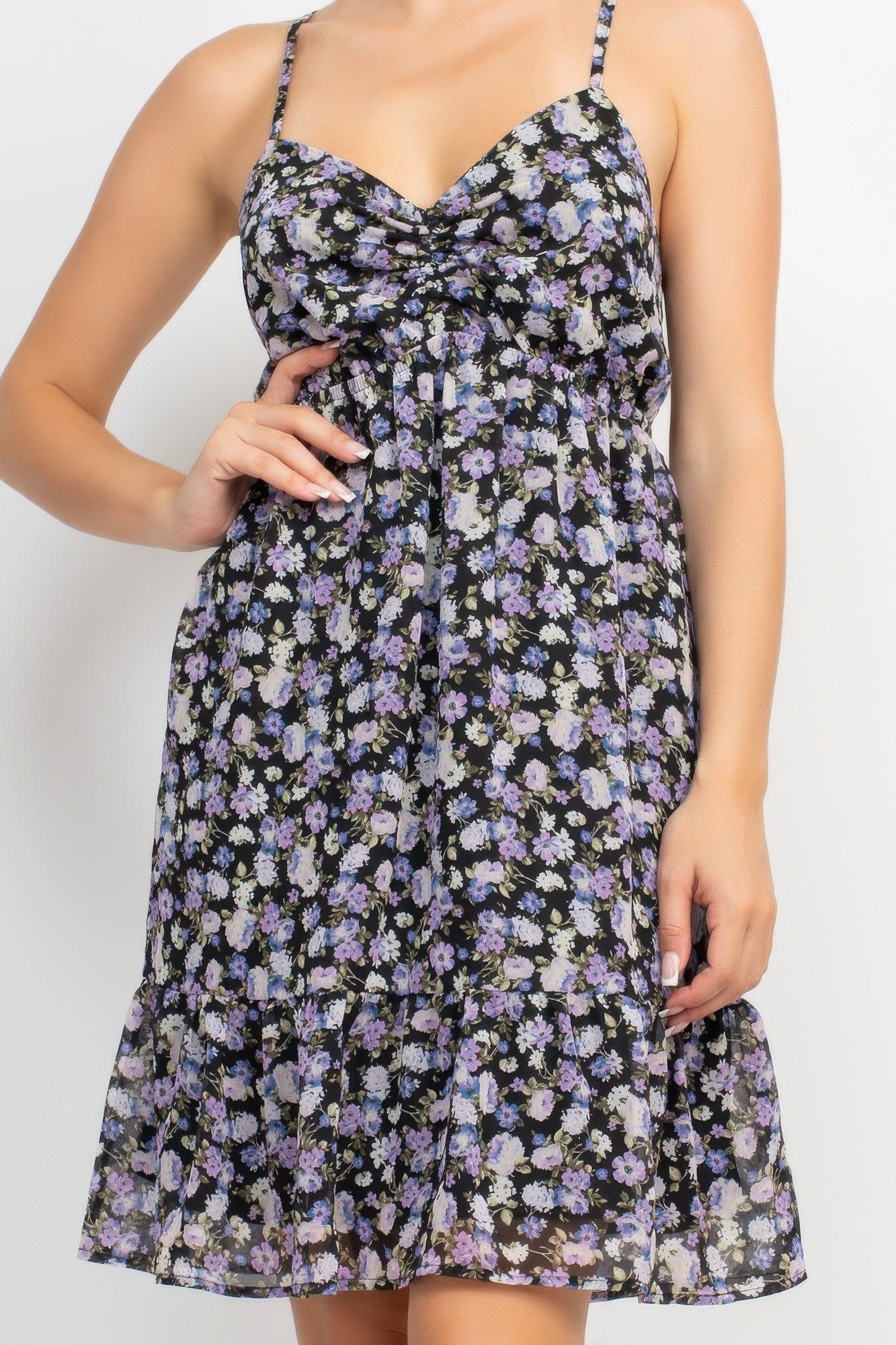 Double Strap Back Mini Dress - Wear Arielle