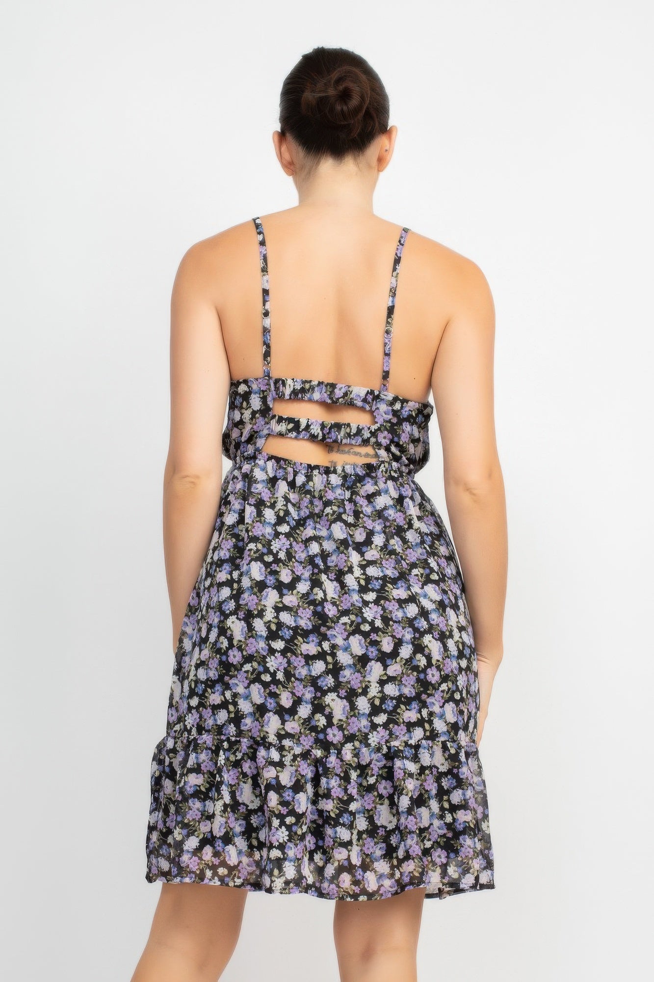 Double Strap Back Mini Dress - Wear Arielle