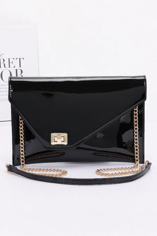 Enamel Envelope Clutch - Wear Arielle