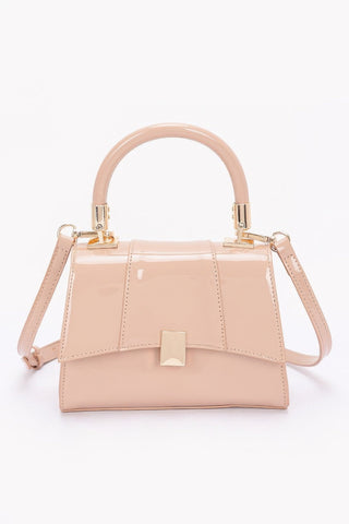 Enamel Flap Crossbody Bag - Wear Arielle