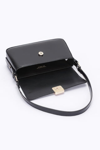 Enamel Flap Shoulder Bag - Wear Arielle