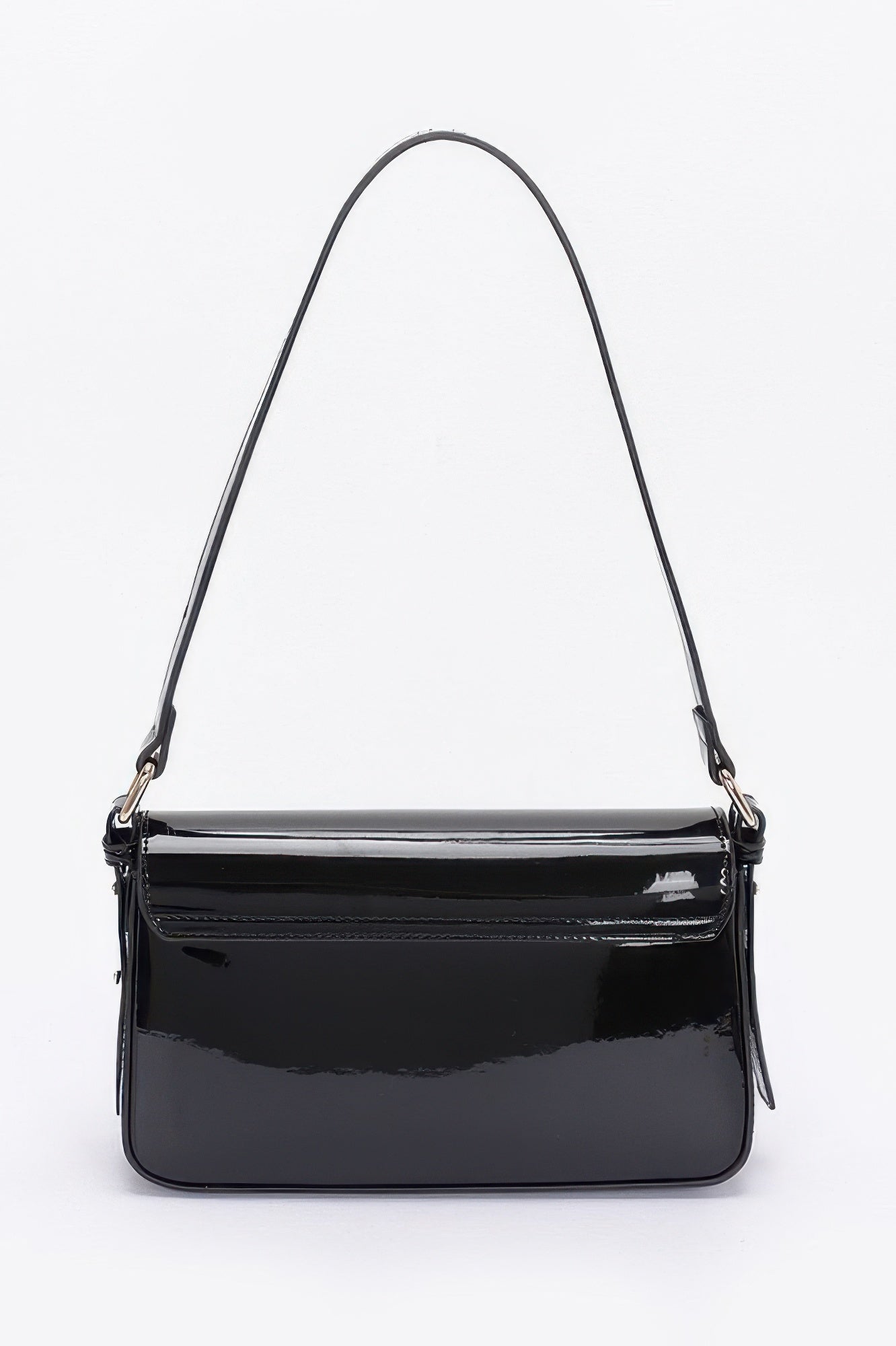Enamel Flap Shoulder Bag - Wear Arielle