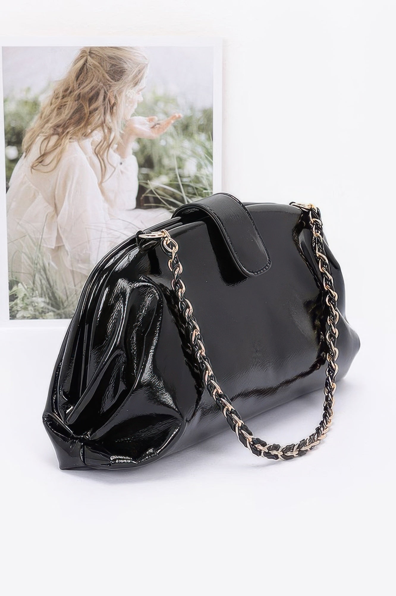 Enamel Frame Shoulder Bag - Wear Arielle