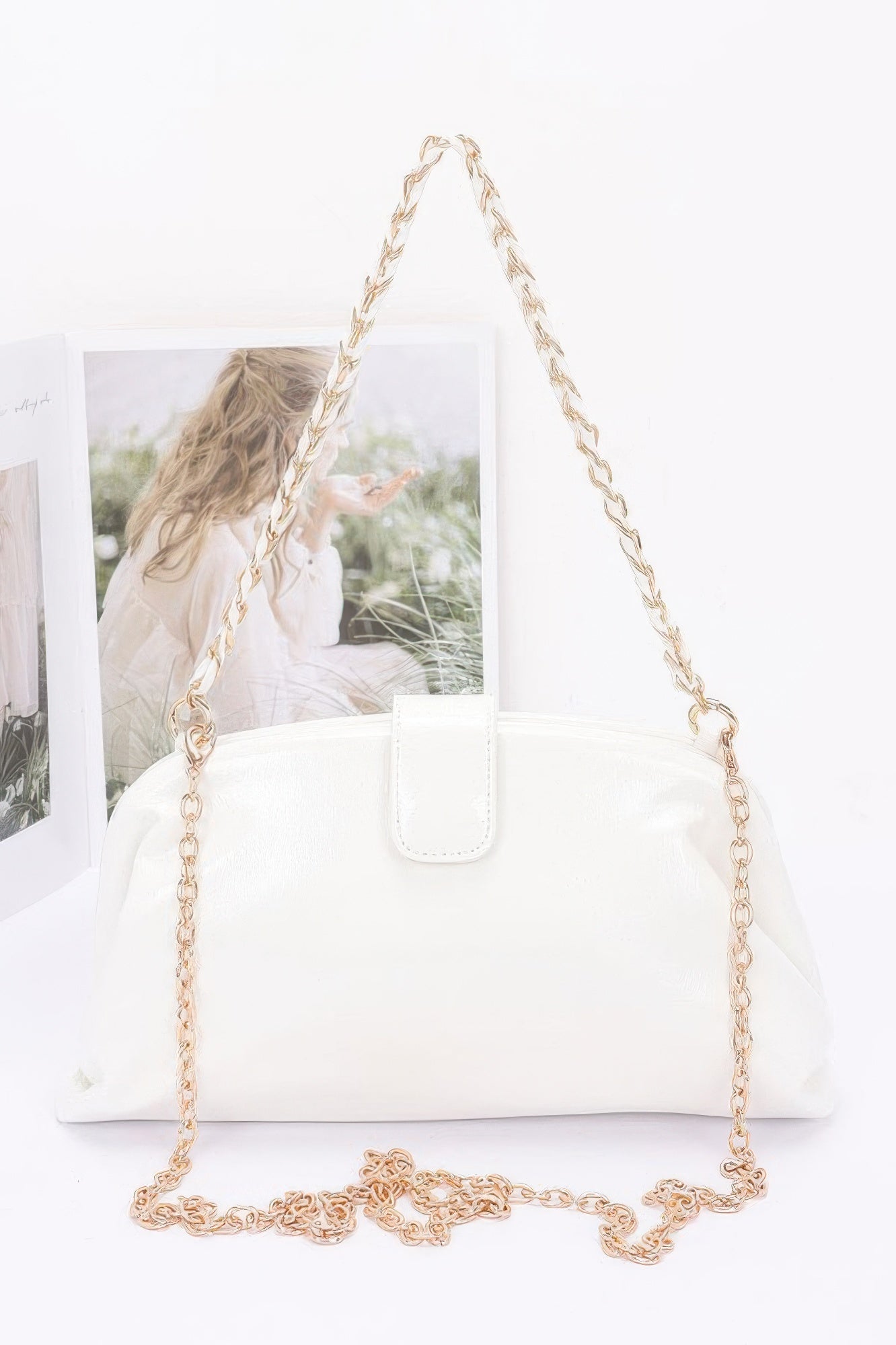 Enamel Frame Shoulder Bag - Wear Arielle