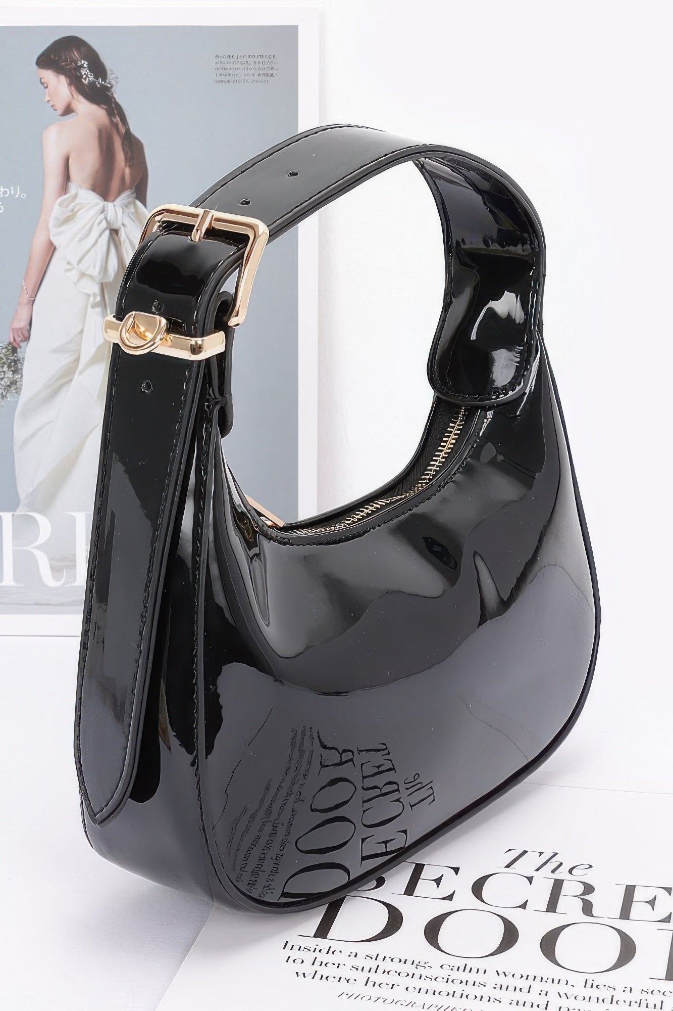 Enamel Hobo Bag - Wear Arielle