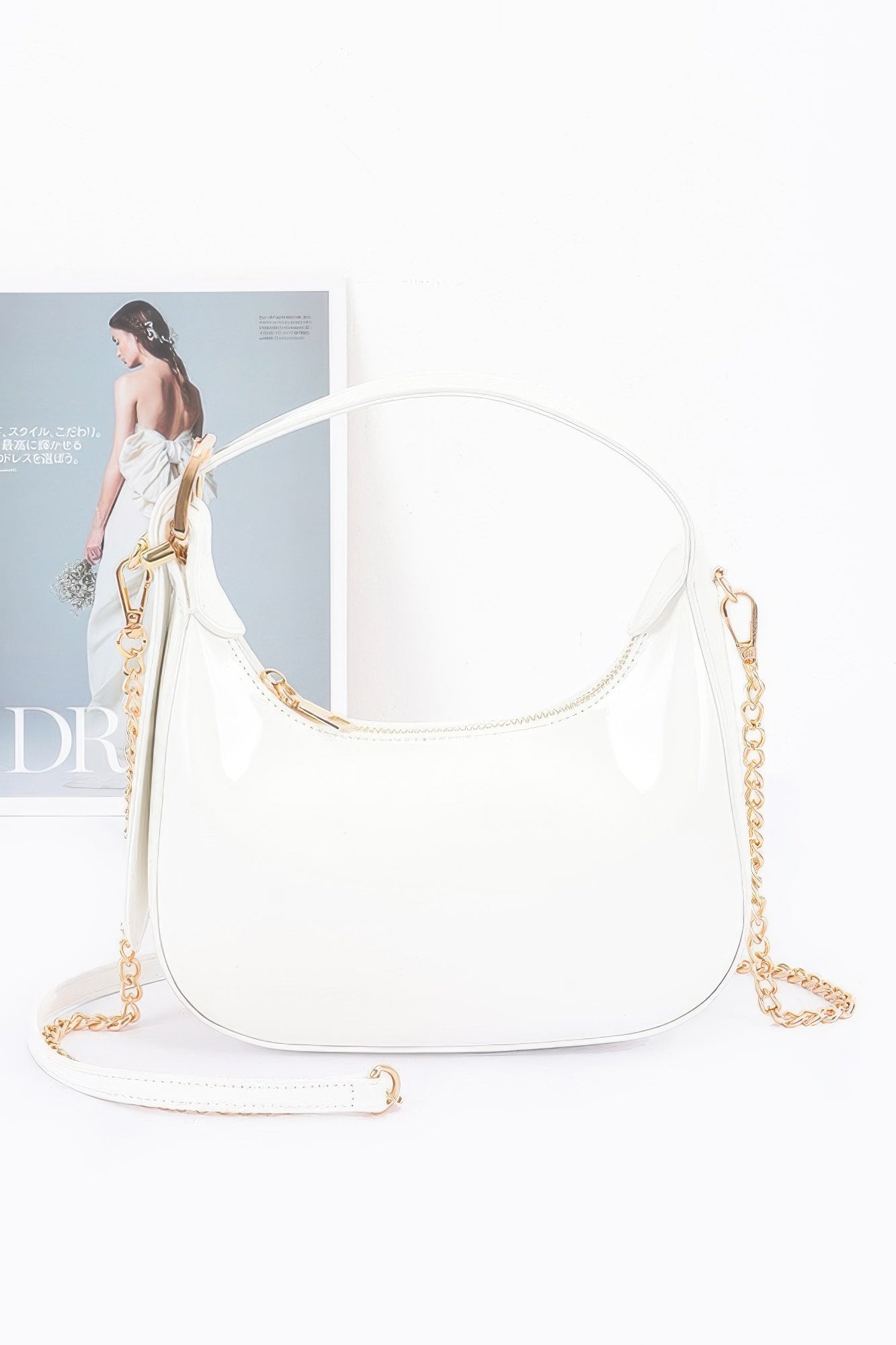 Enamel Hobo Bag - Wear Arielle
