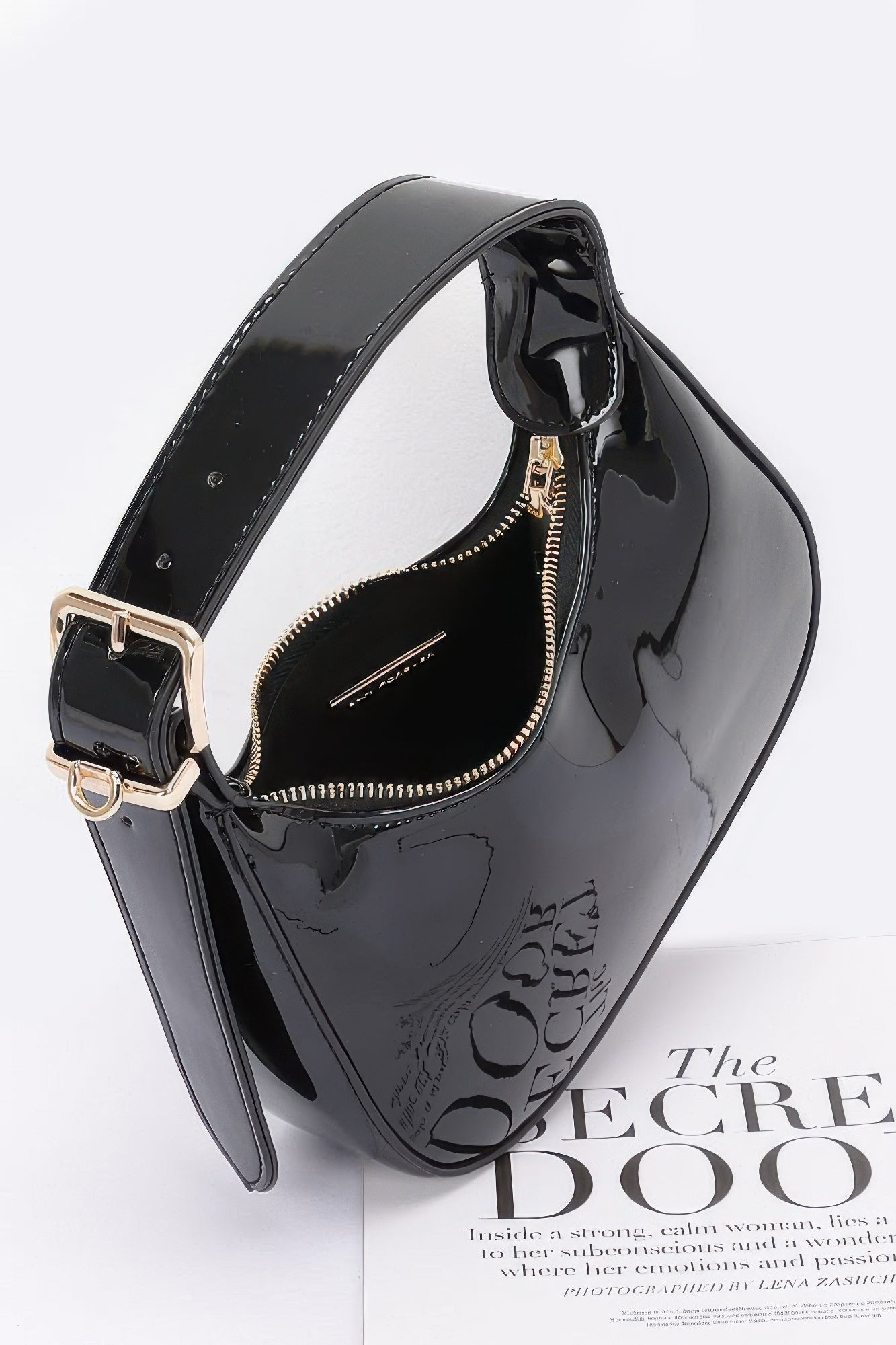 Enamel Hobo Bag - Wear Arielle