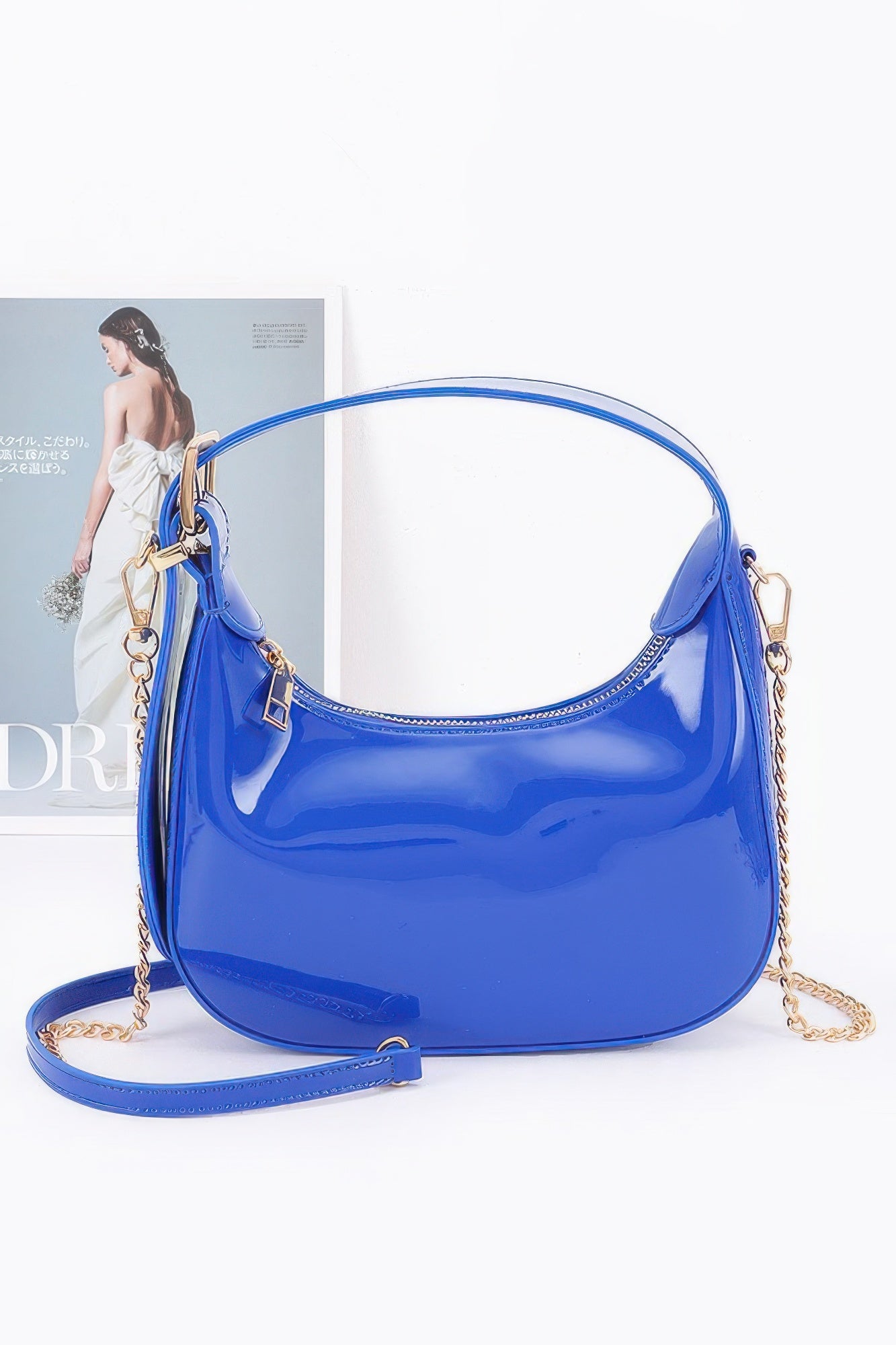 Enamel Hobo Bag - Wear Arielle