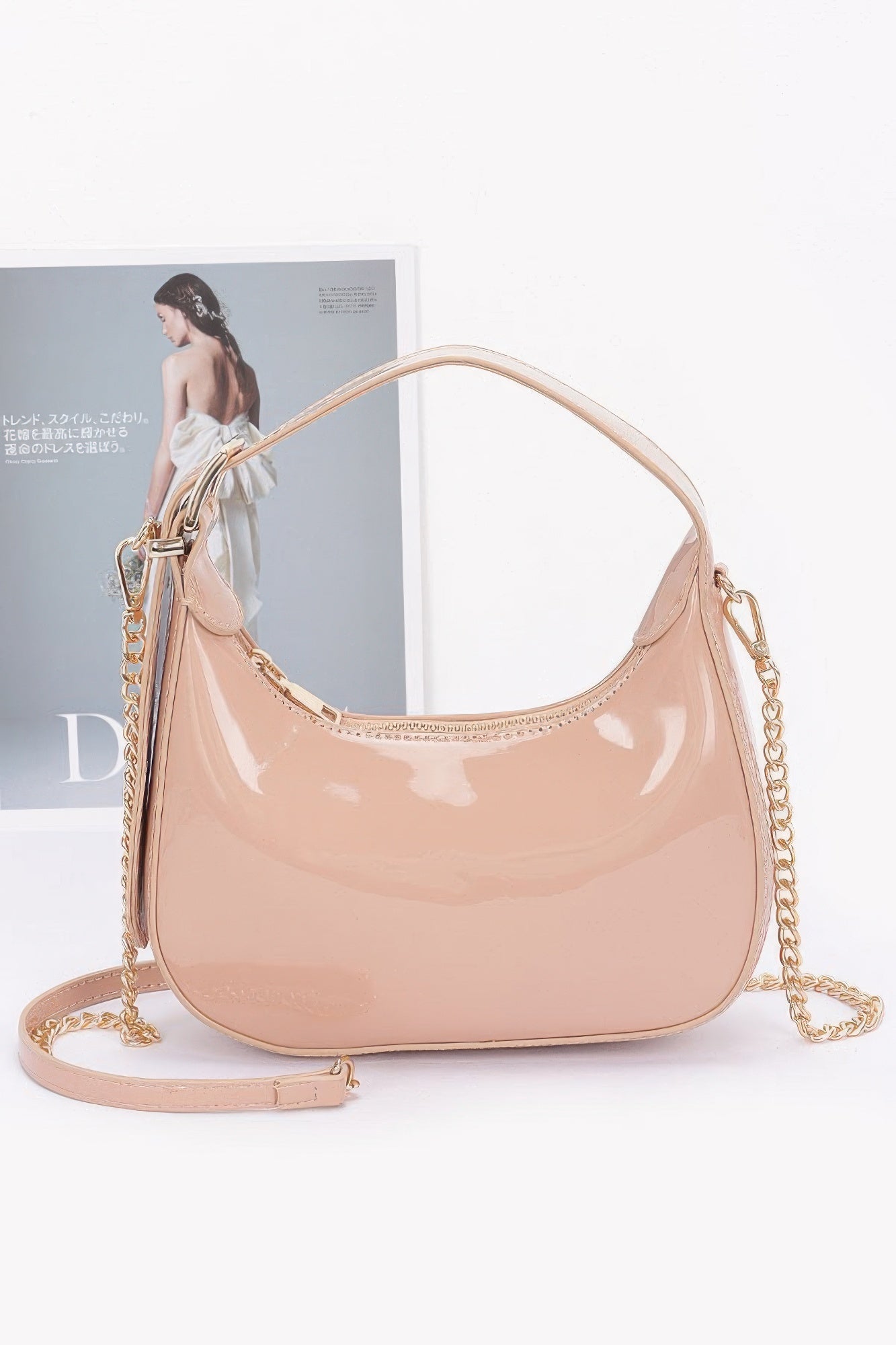 Enamel Hobo Bag - Wear Arielle