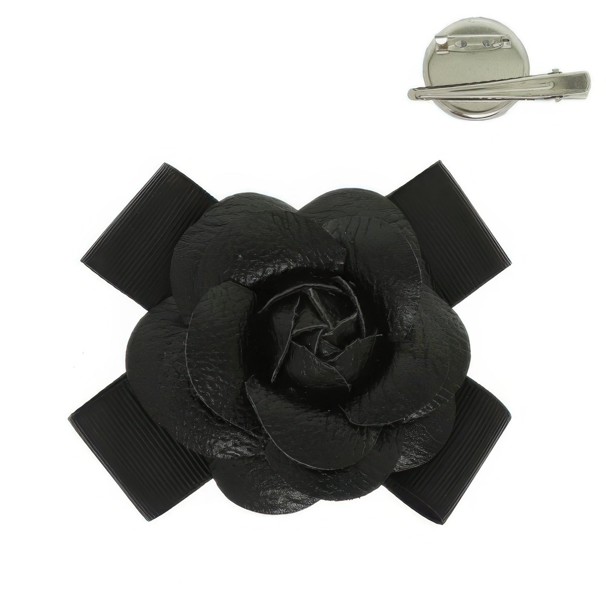 Fabric Rose Hair Clip / Brooch Pin - Wear Arielle