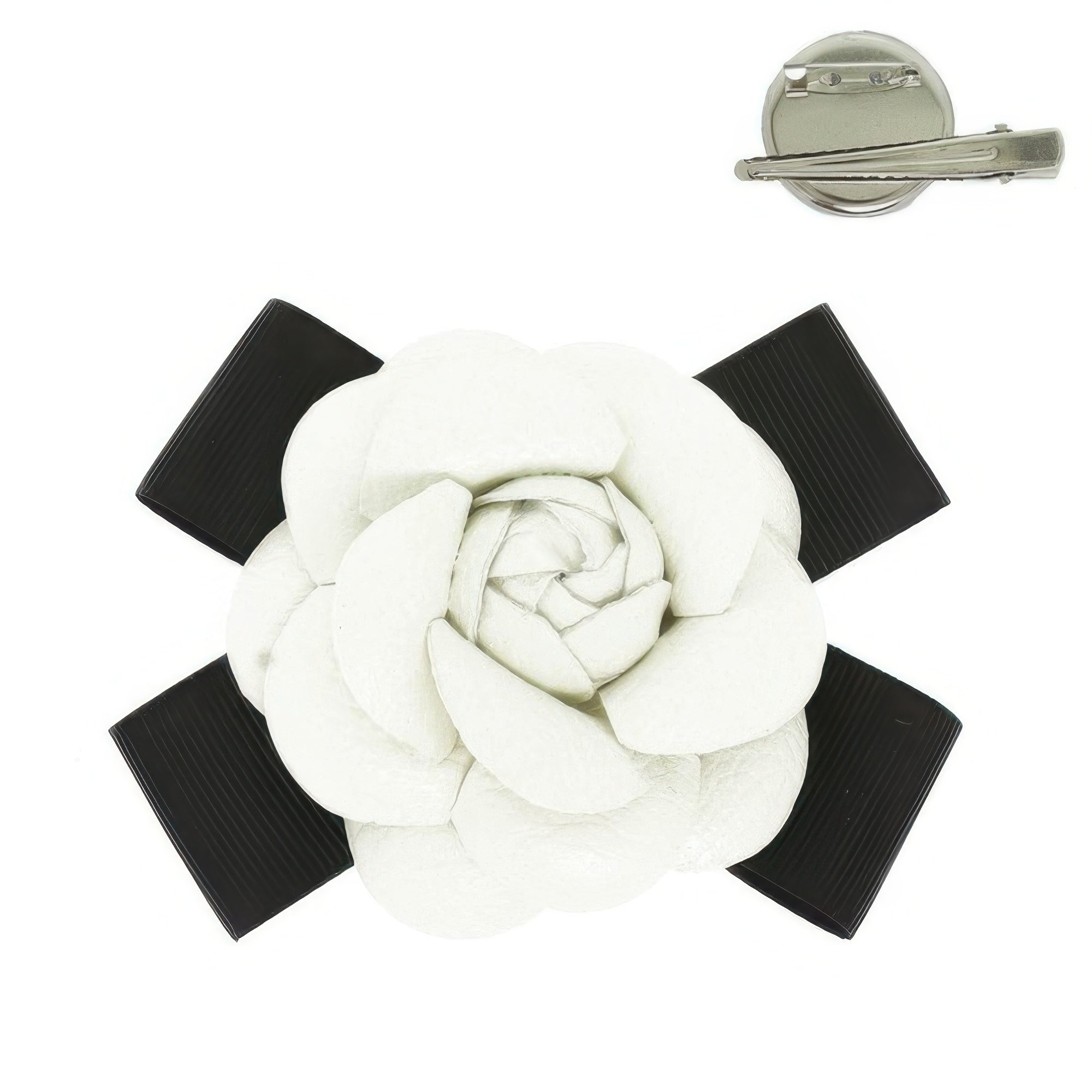Fabric Rose Hair Clip / Brooch Pin - Wear Arielle