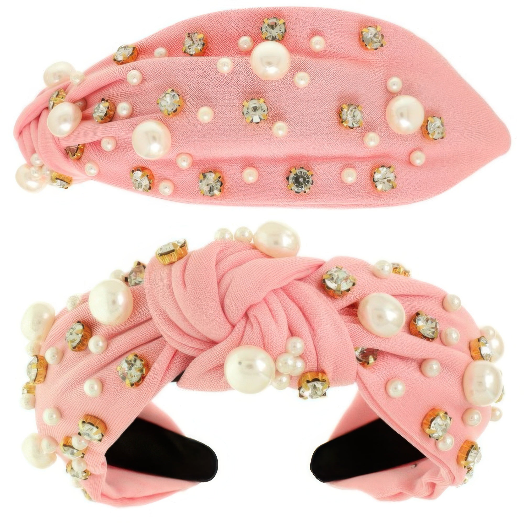 Faux Felt Corduroy Top Knotted Headband - Wear Arielle