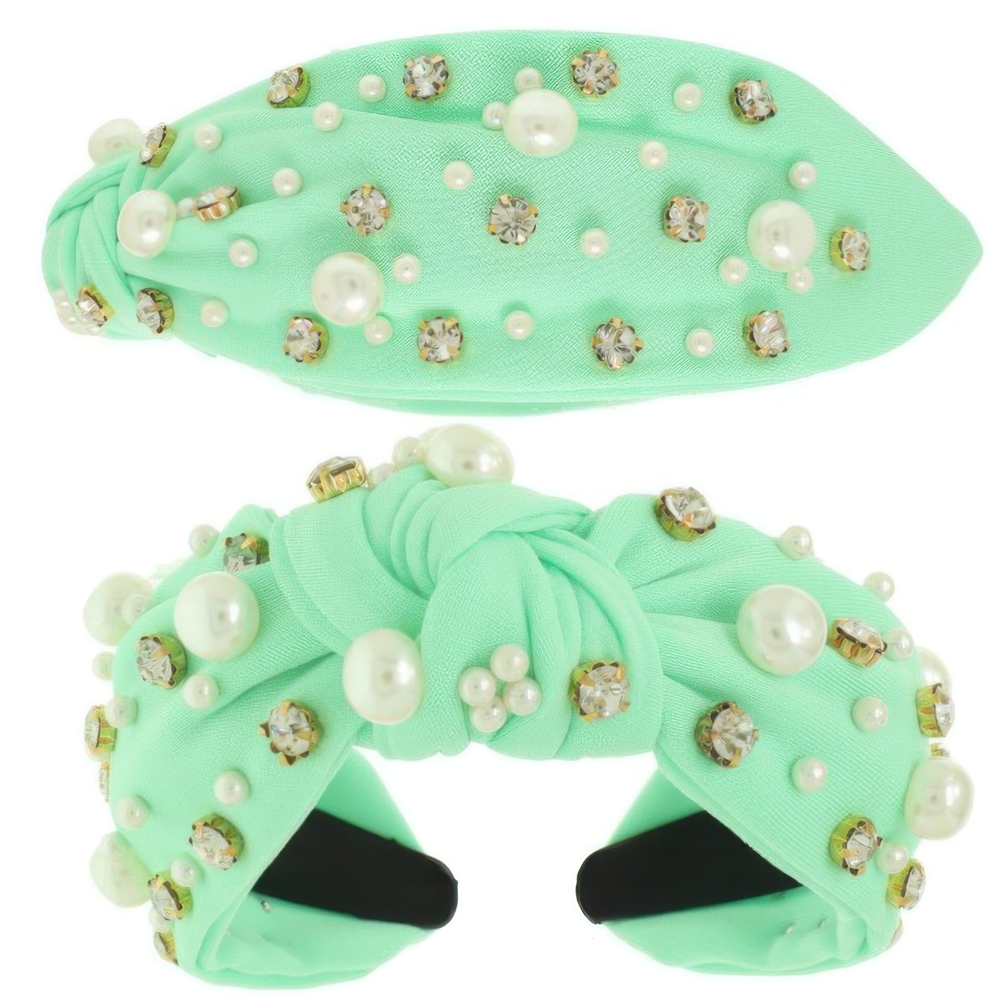 Faux Felt Corduroy Top Knotted Headband - Wear Arielle
