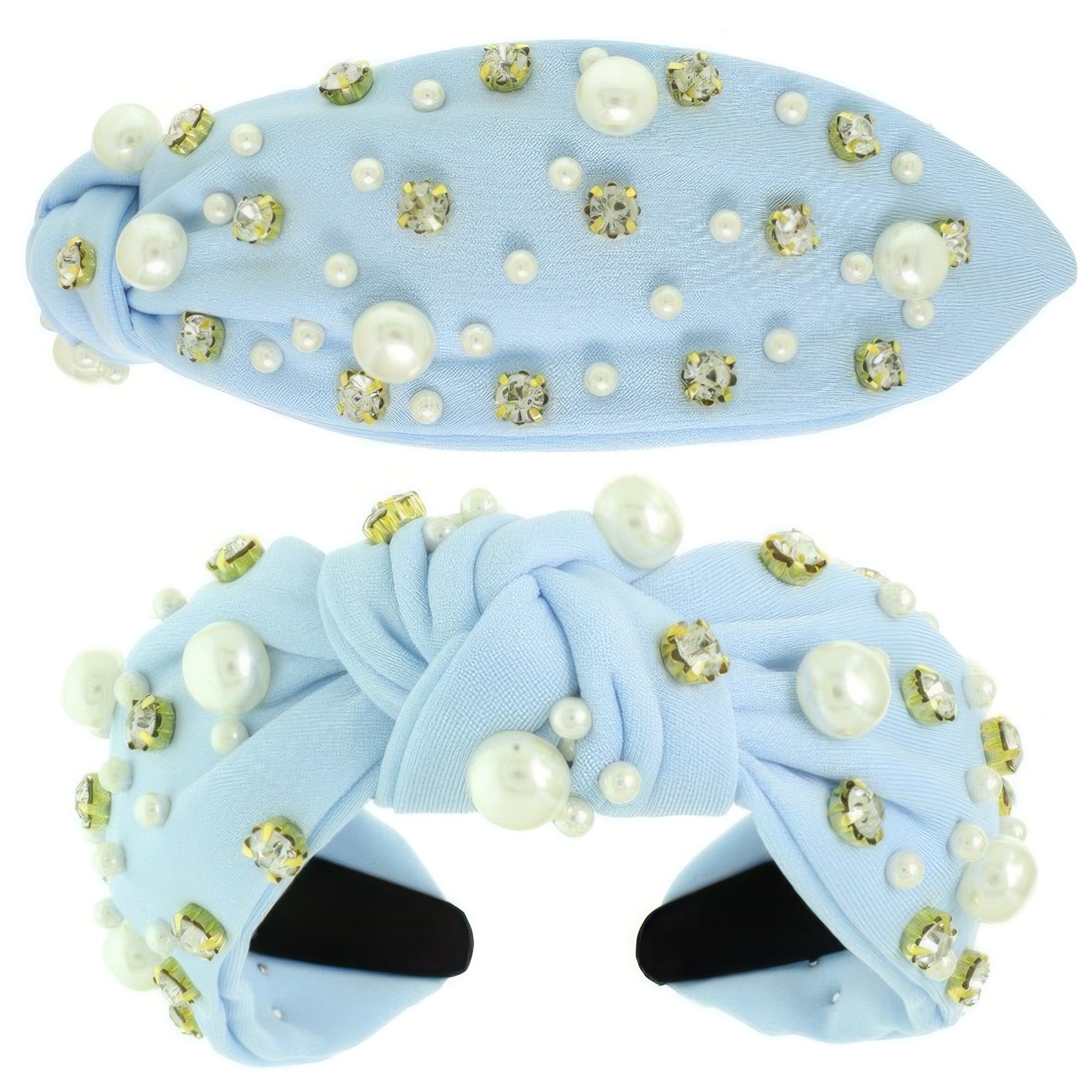 Faux Felt Corduroy Top Knotted Headband - Wear Arielle