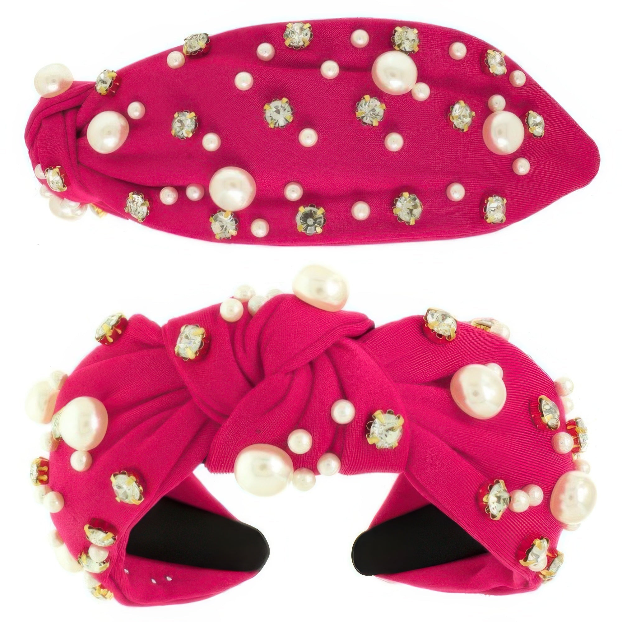 Faux Felt Corduroy Top Knotted Headband - Wear Arielle