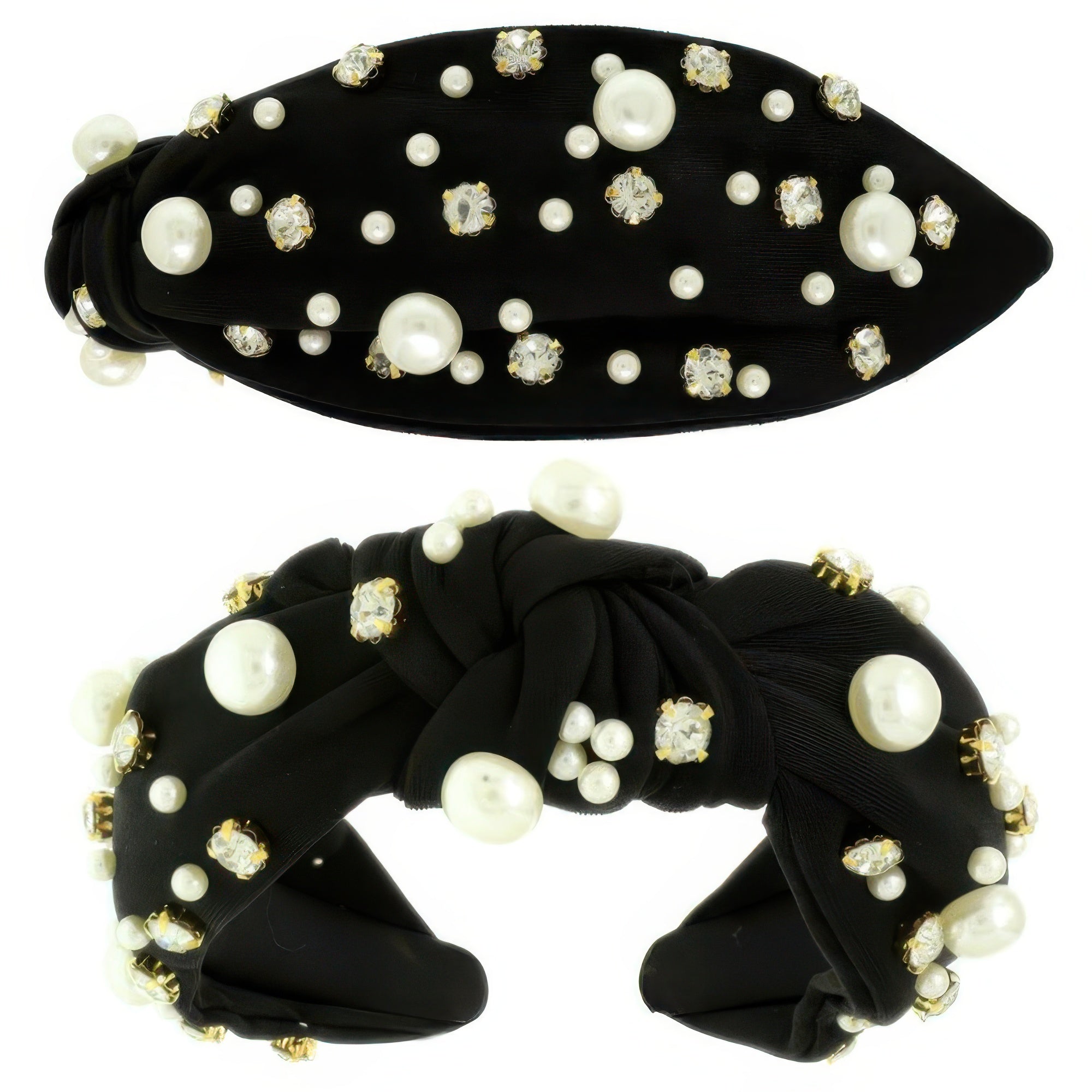 Faux Felt Corduroy Top Knotted Headband - Wear Arielle