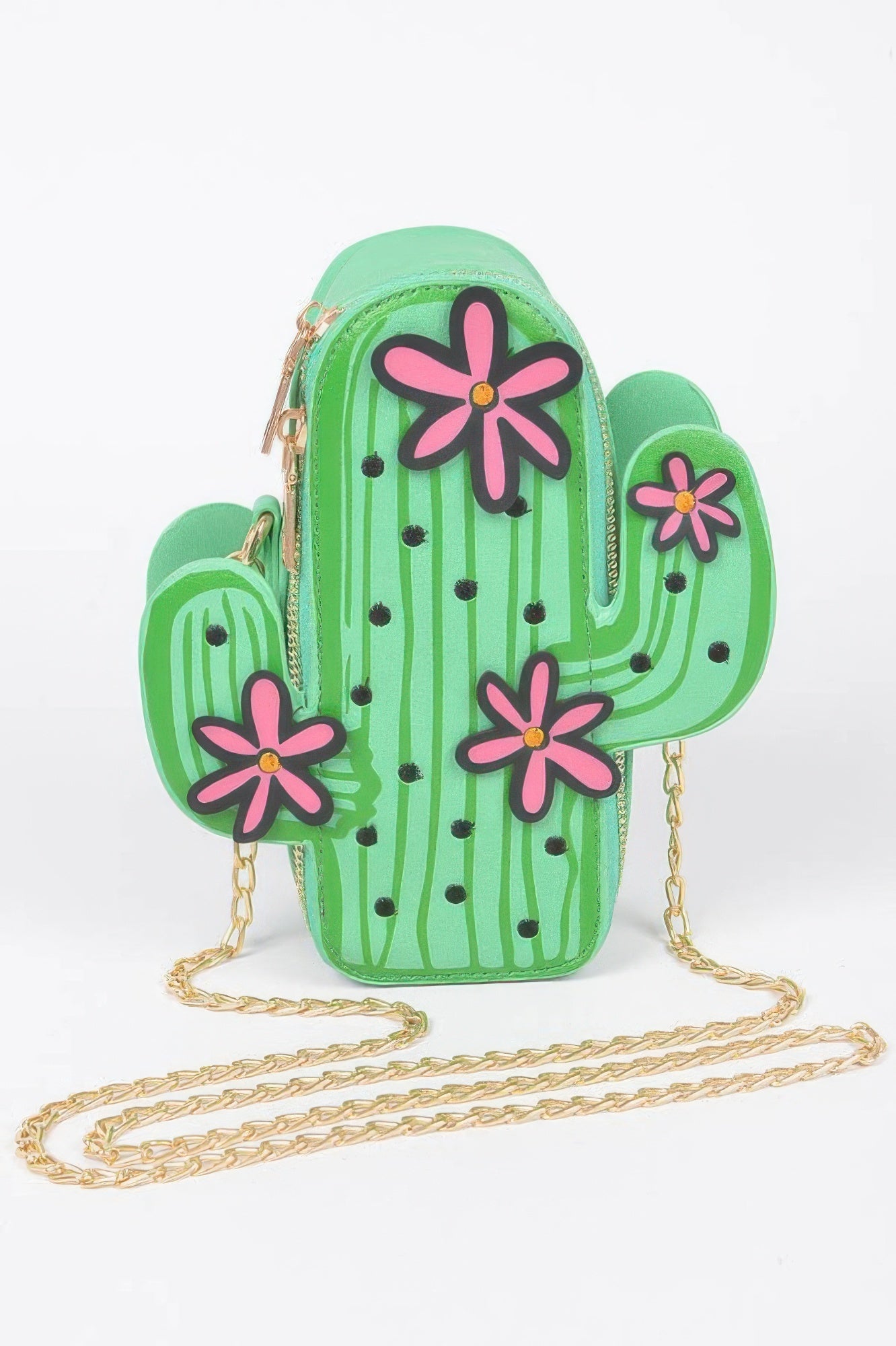 Faux Leather Cactus Crossbody Bag - Wear Arielle
