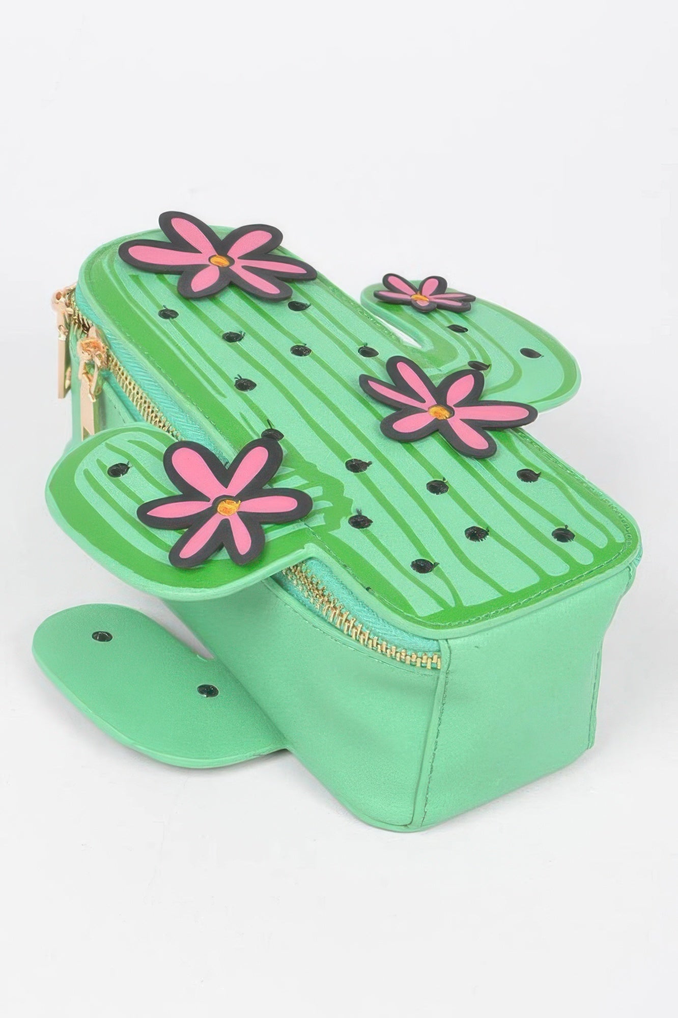 Faux Leather Cactus Crossbody Bag - Wear Arielle