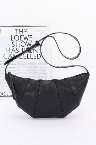 Faux Leather Croissant Bag - Wear Arielle