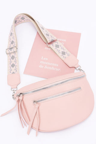 Faux Leather Crossbody Bag Belt - Wear Arielle