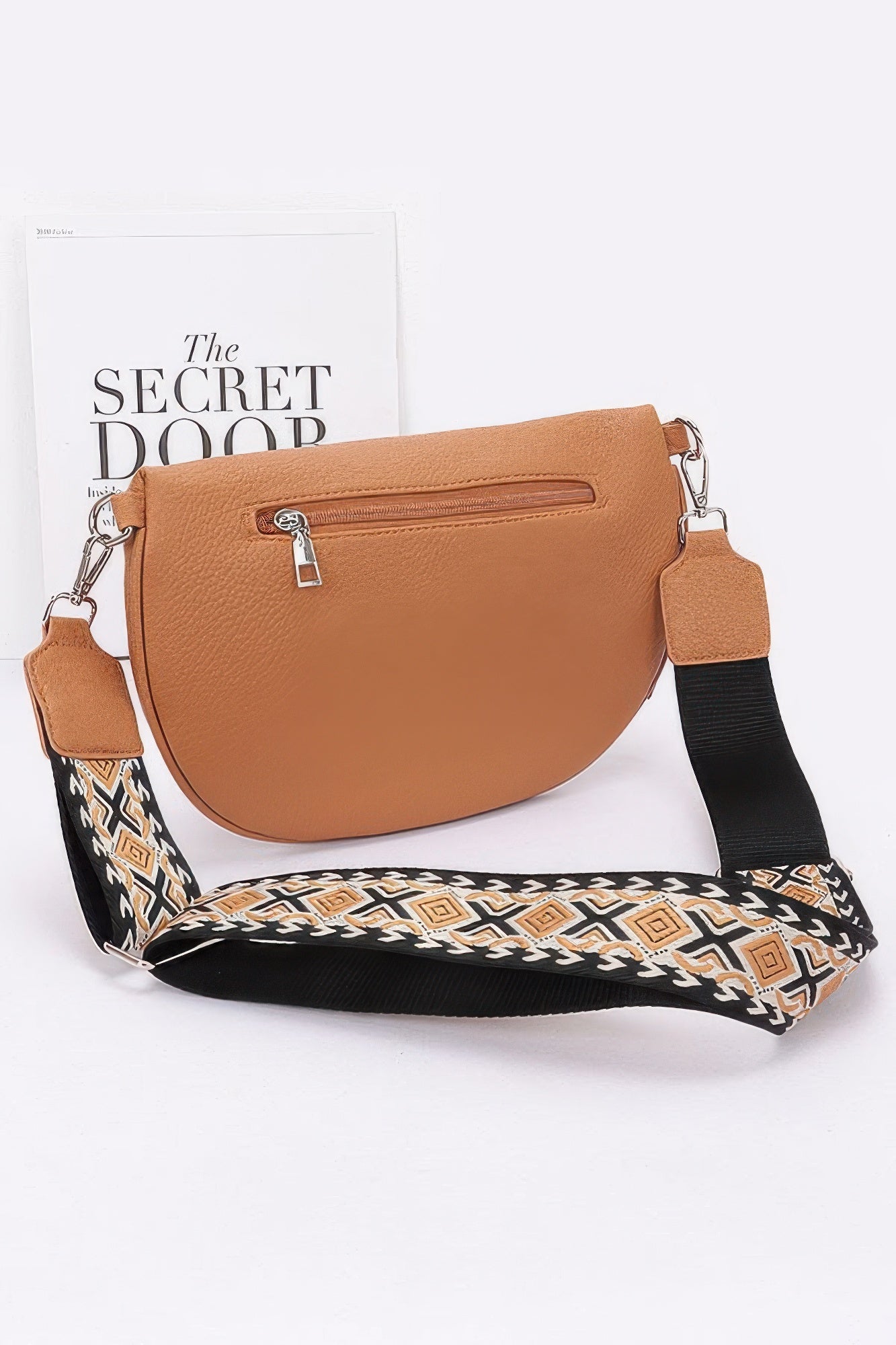 Faux Leather Crossbody Bag Belt - Wear Arielle