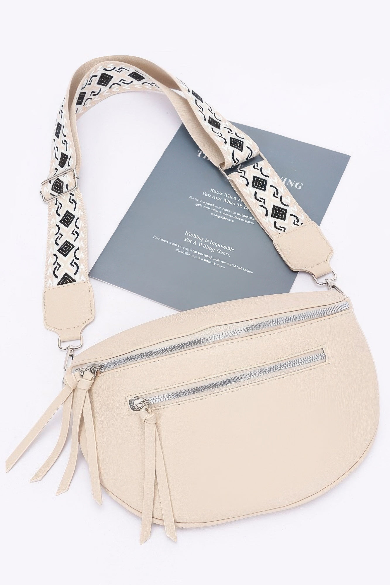 Faux Leather Crossbody Bag Belt - Wear Arielle