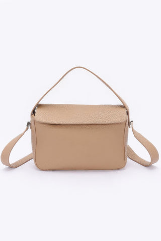 Faux Leather Crossbody Handle Bag - Wear Arielle