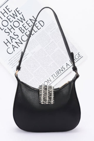 Faux Leather Hobo Bag - Wear Arielle