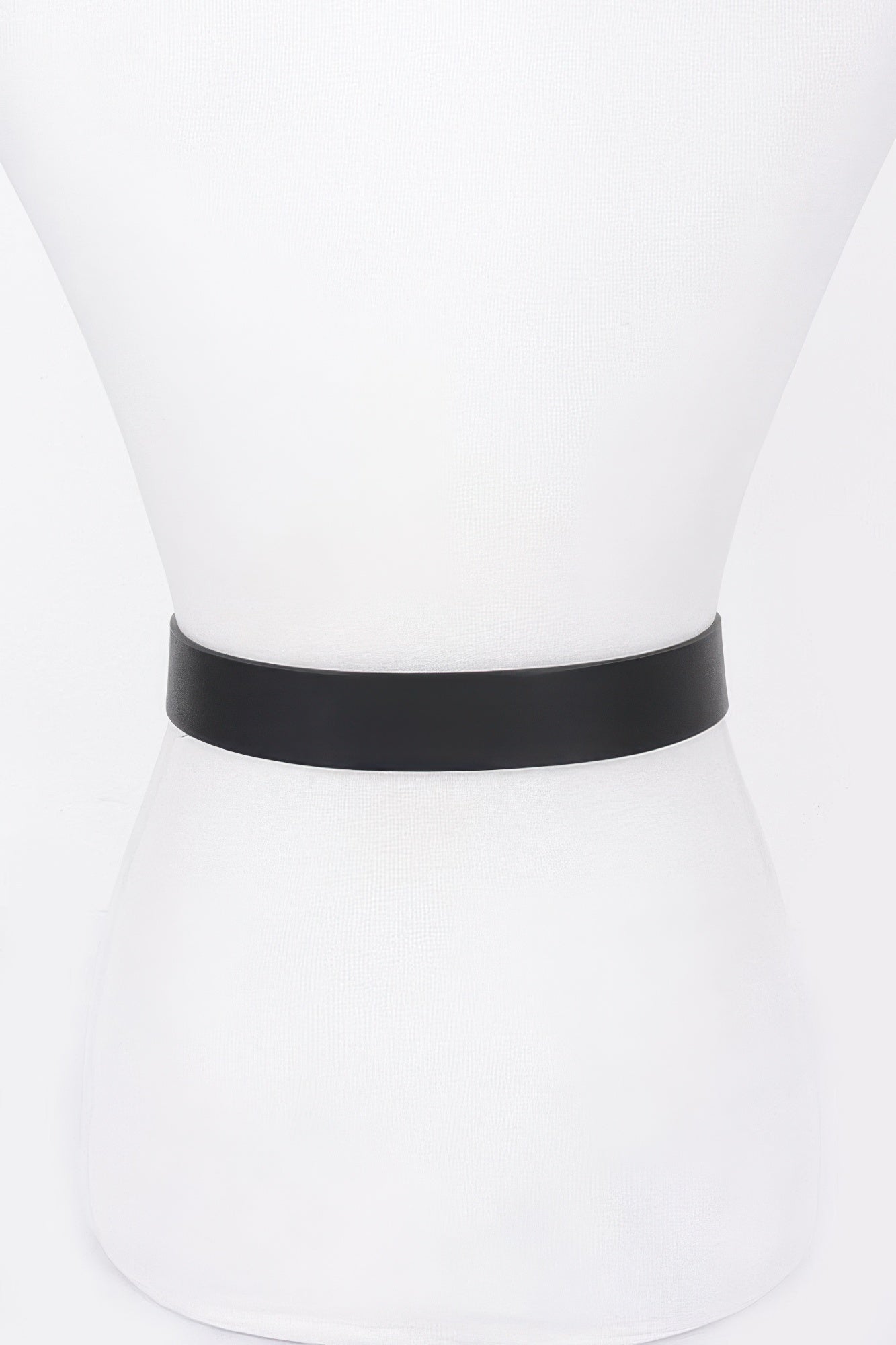 Faux Leather Metal Buckle Plus Belt - Wear Arielle