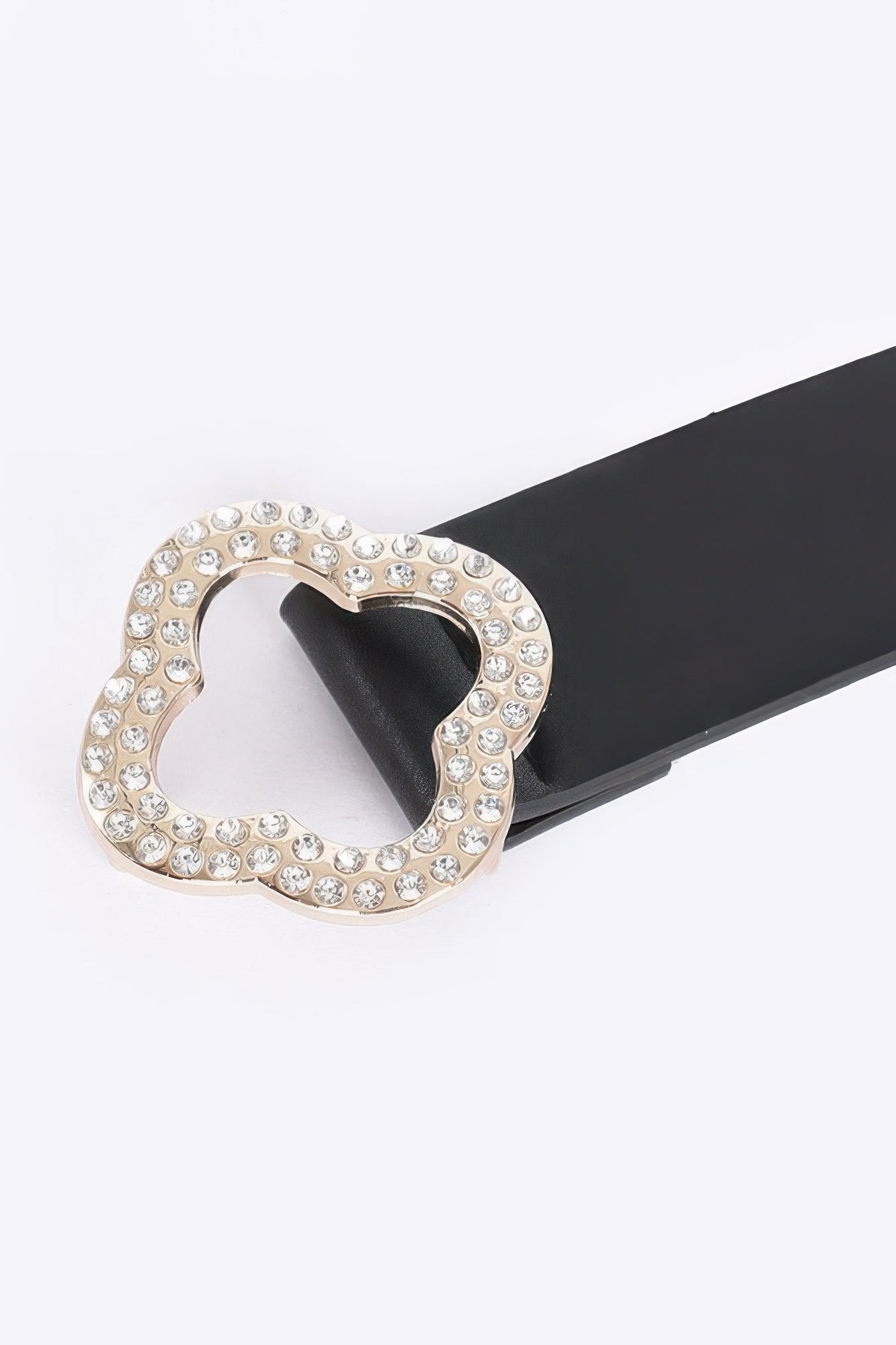 Faux Leather Metal Buckle Plus Belt - Wear Arielle