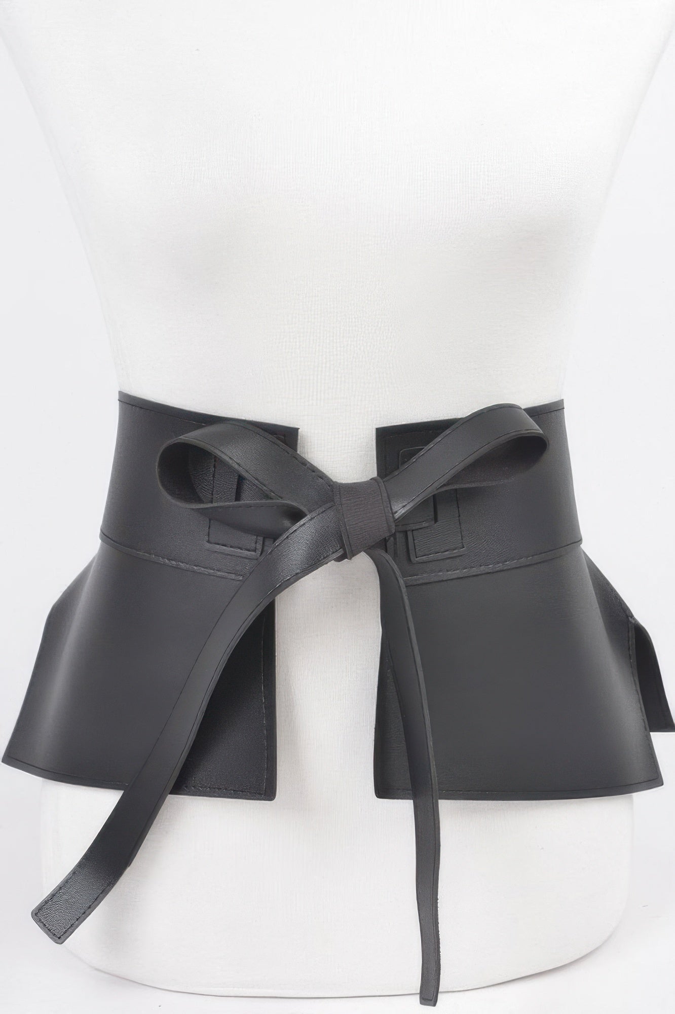Faux Leather Skirt Belt - Wear Arielle