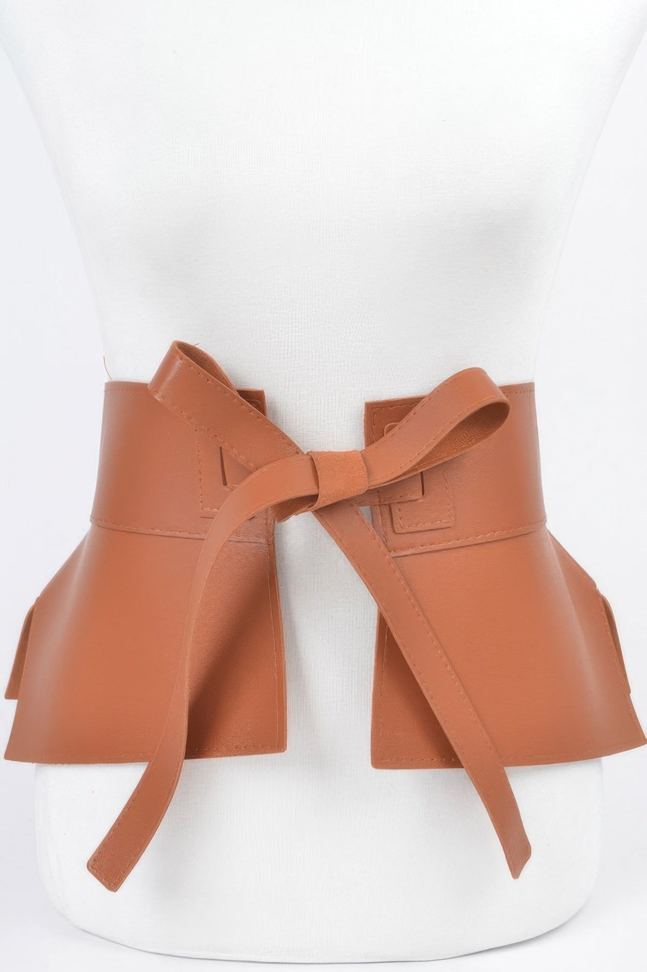 Faux Leather Skirt Belt - Wear Arielle