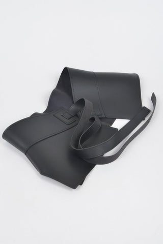 Faux Leather Skirt Belt - Wear Arielle