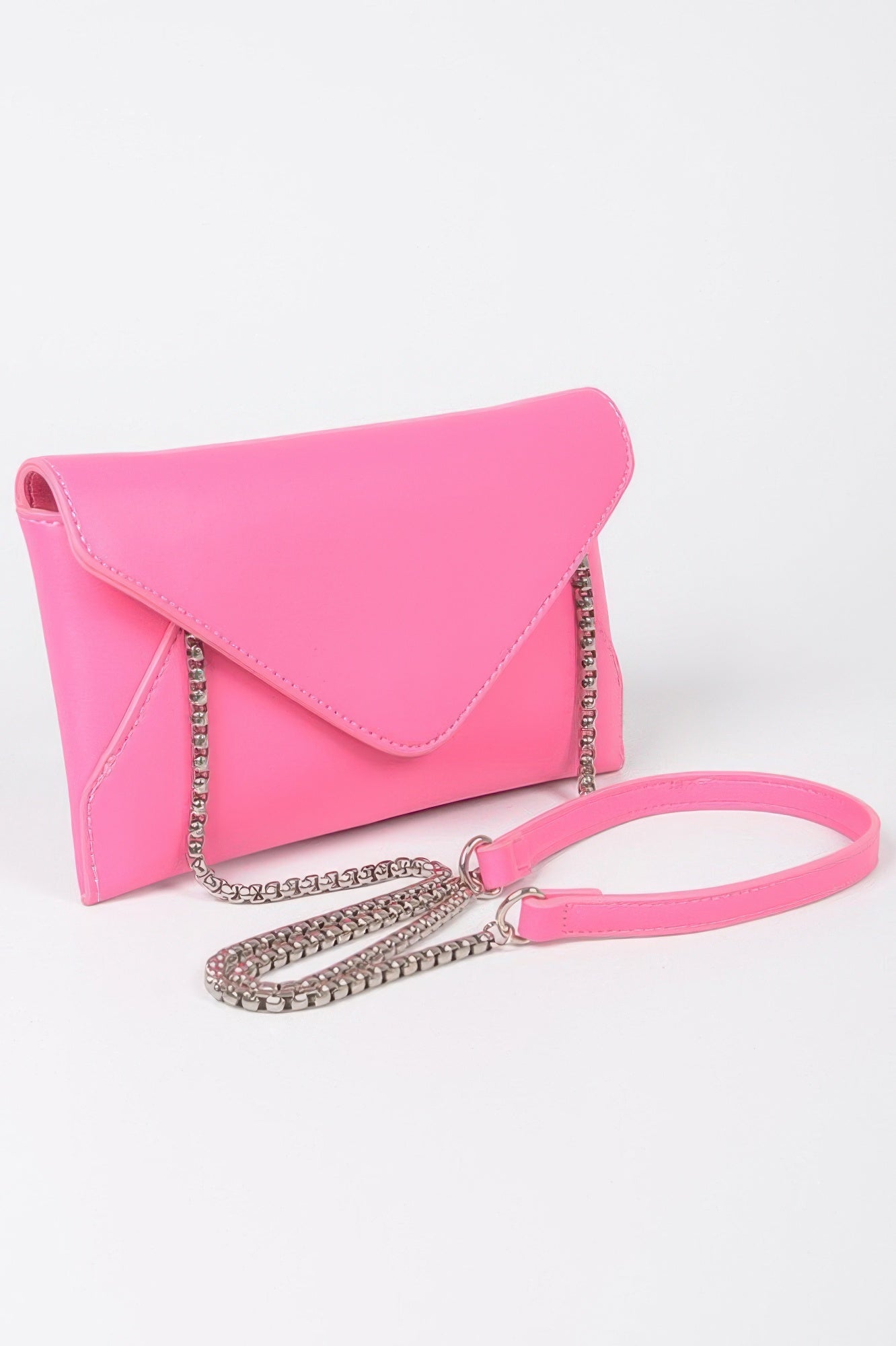 Faux Leather Small Envelope Clutch - Wear Arielle
