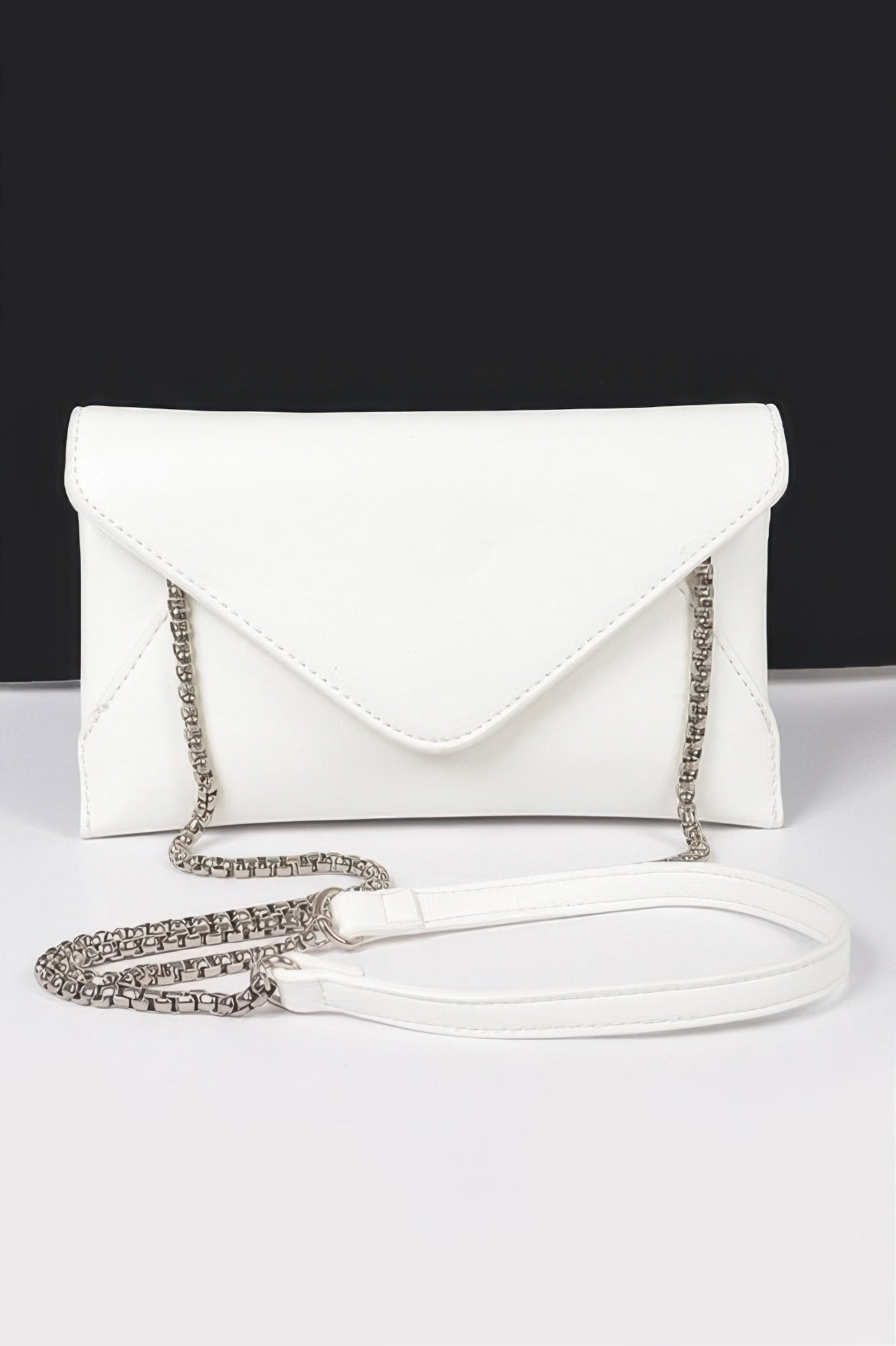 Faux Leather Small Envelope Clutch - Wear Arielle