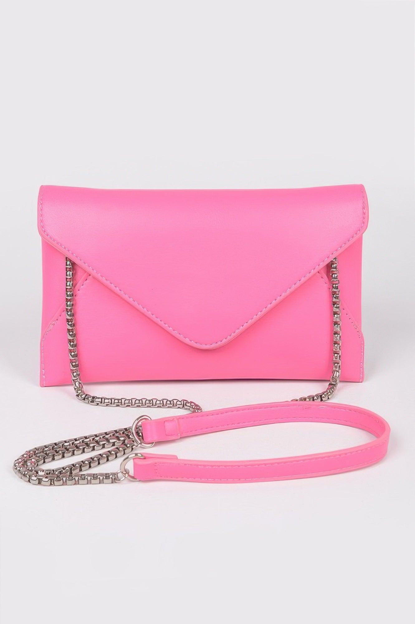 Faux Leather Small Envelope Clutch - Wear Arielle
