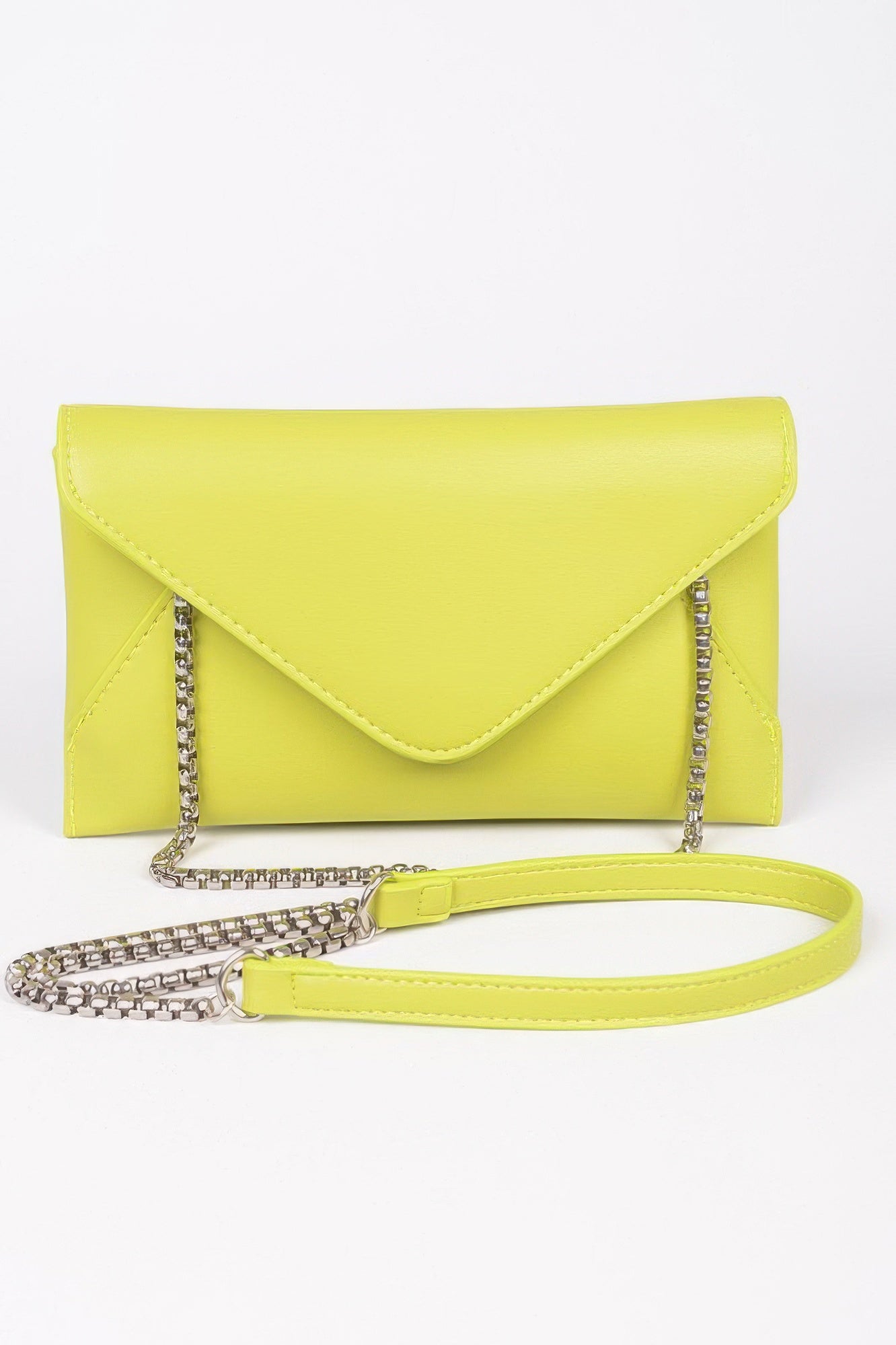 Faux Leather Small Envelope Clutch - Wear Arielle