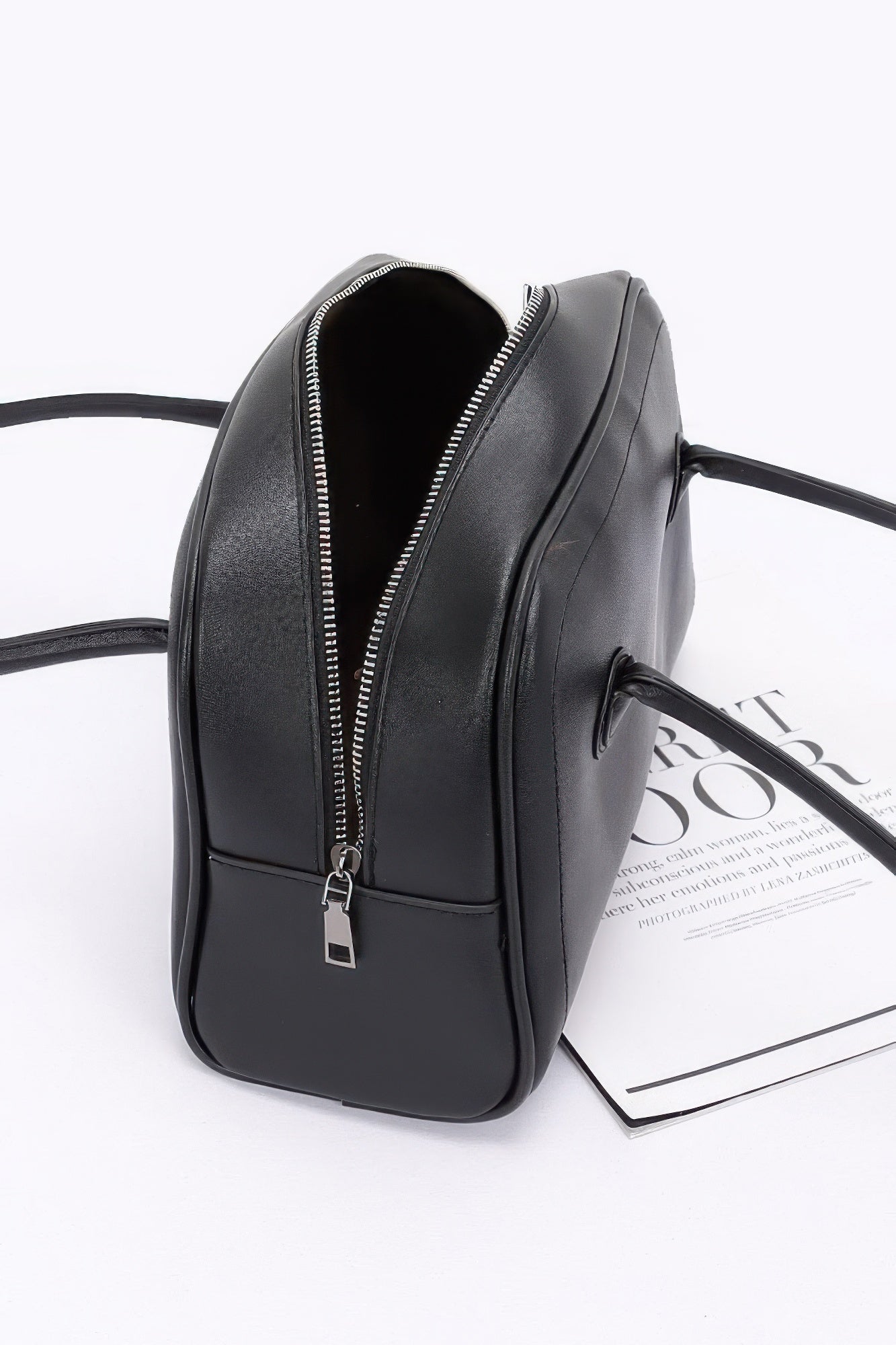 Faux Leather Sport Bag - Wear Arielle
