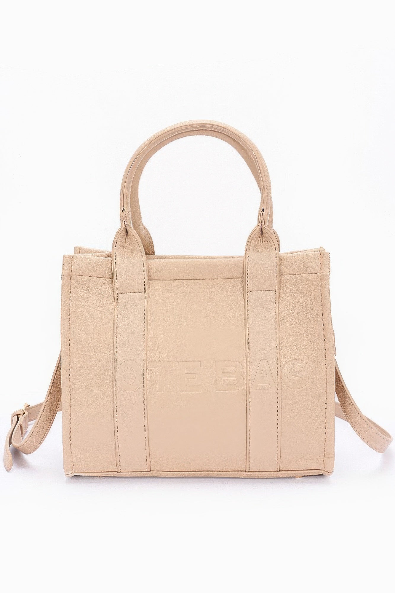 Faux Leather Tote Bag - Wear Arielle