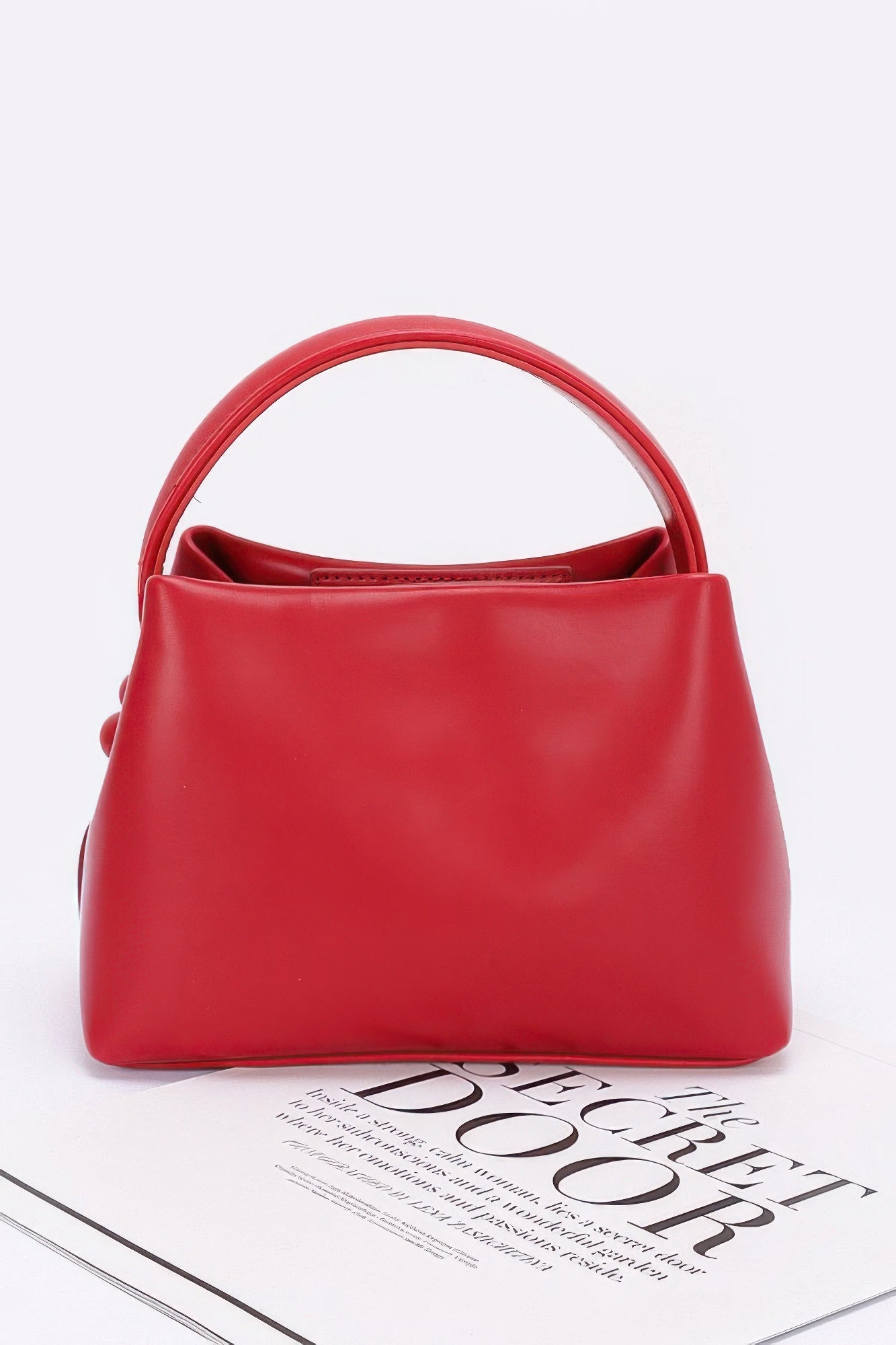 Faux Leather Tote Bag - Wear Arielle