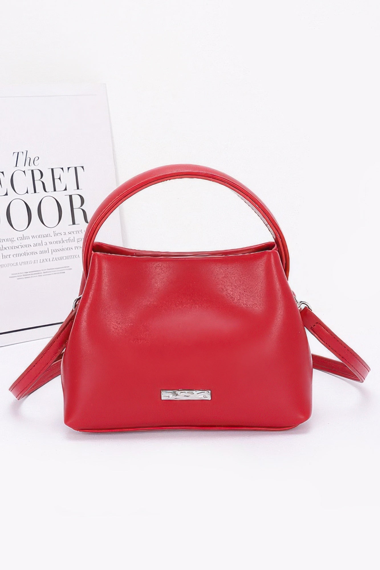 Faux Leather Tote Bag - Wear Arielle