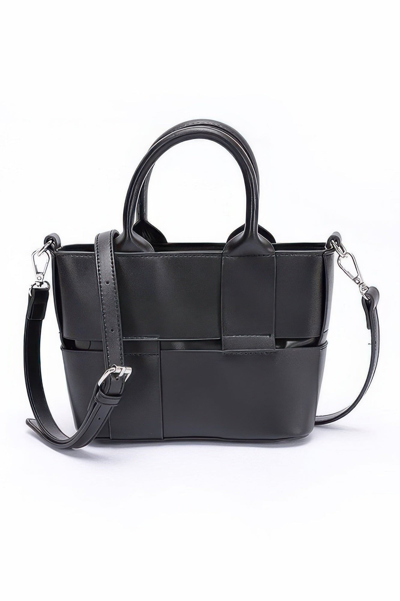 Faux Leather Tote Bag - Wear Arielle